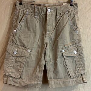 Rock Revival Men's Classic Cargo Shorts in Khaki